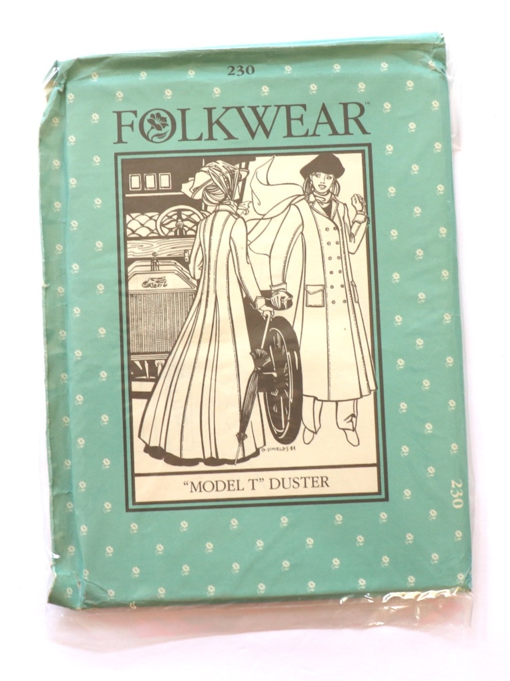 UNCUT Folkwear pattern #230 MODEL T DUSTER (in two lengths)